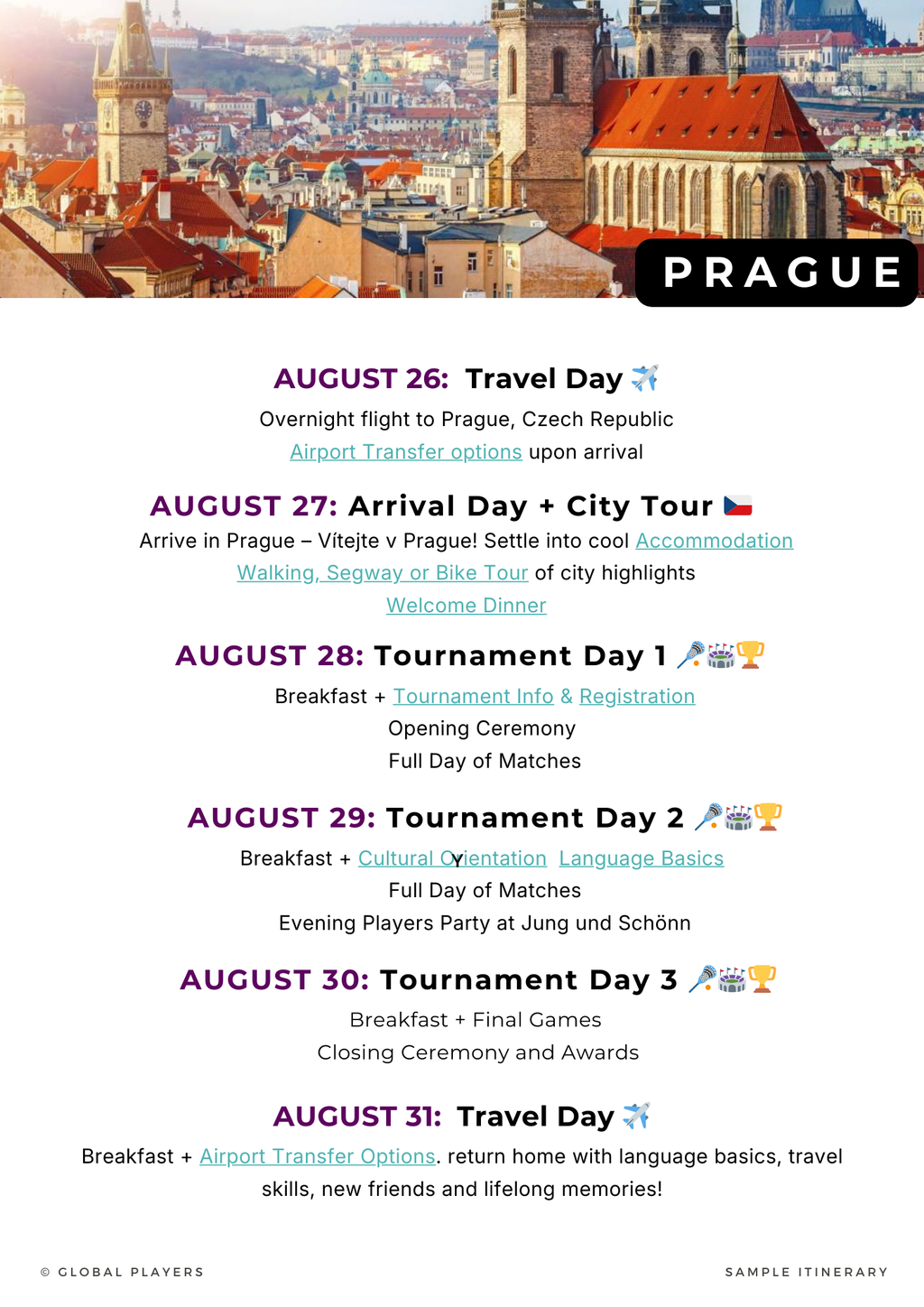 U18 Lacrosse in Prague — TOURNAMENT