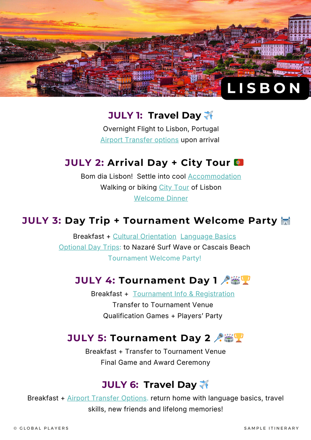 Lacrosse in Lisbon — TOURNAMENT