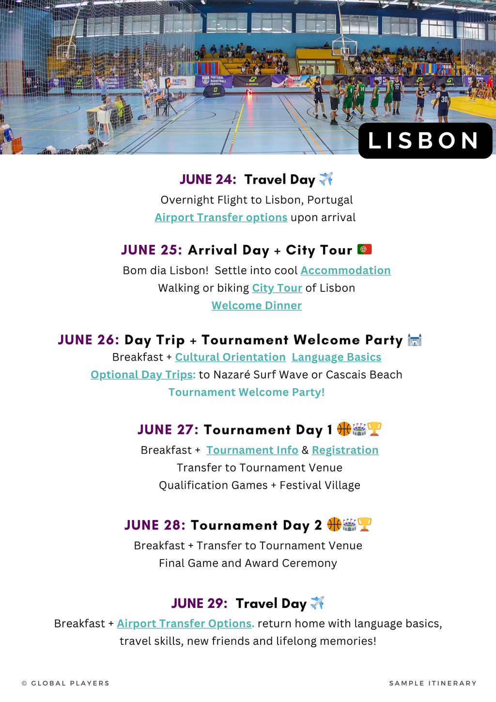 Basketball in PORTUGAL — Tournament