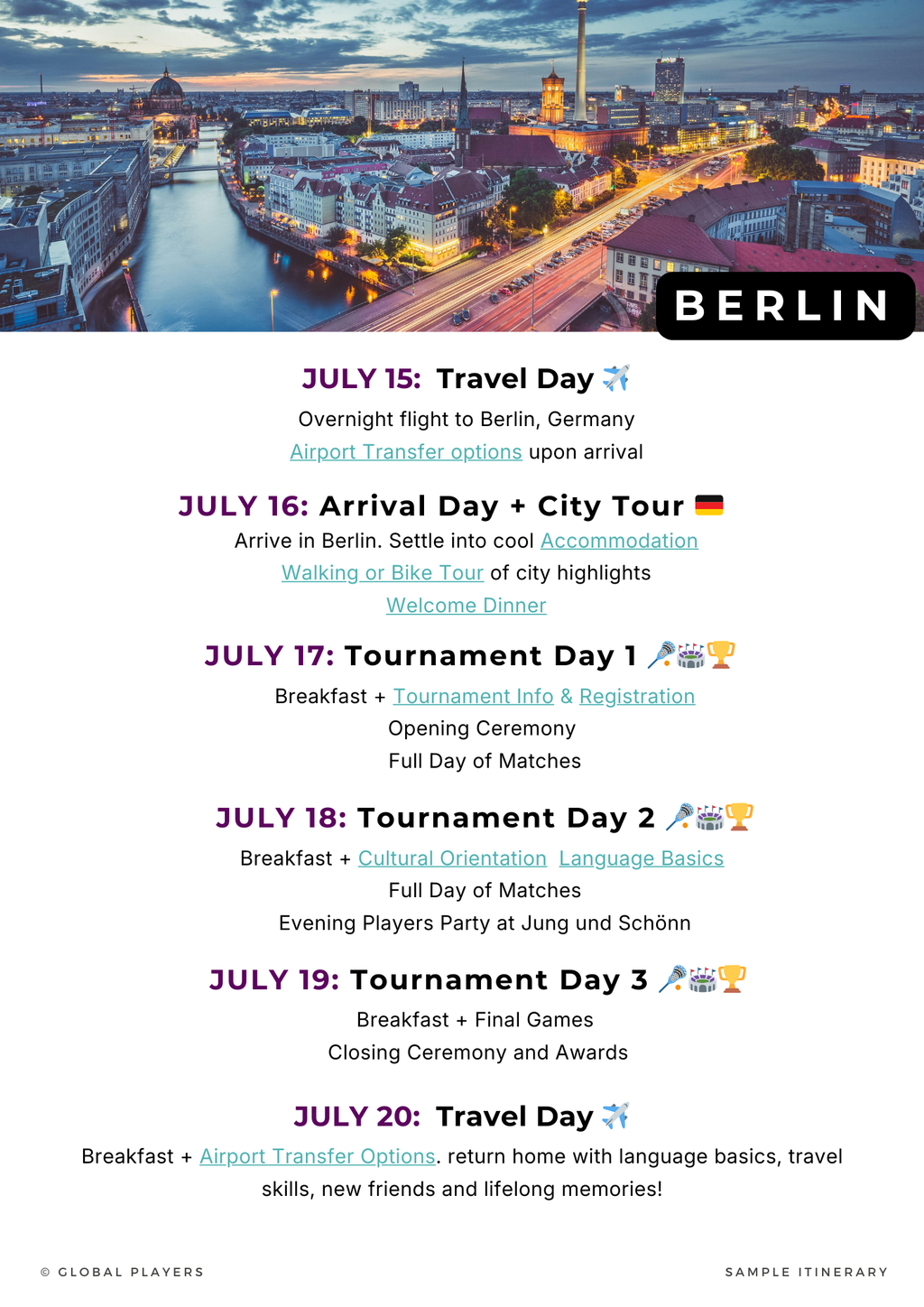 Lacrosse in Germany — TOURNAMENT