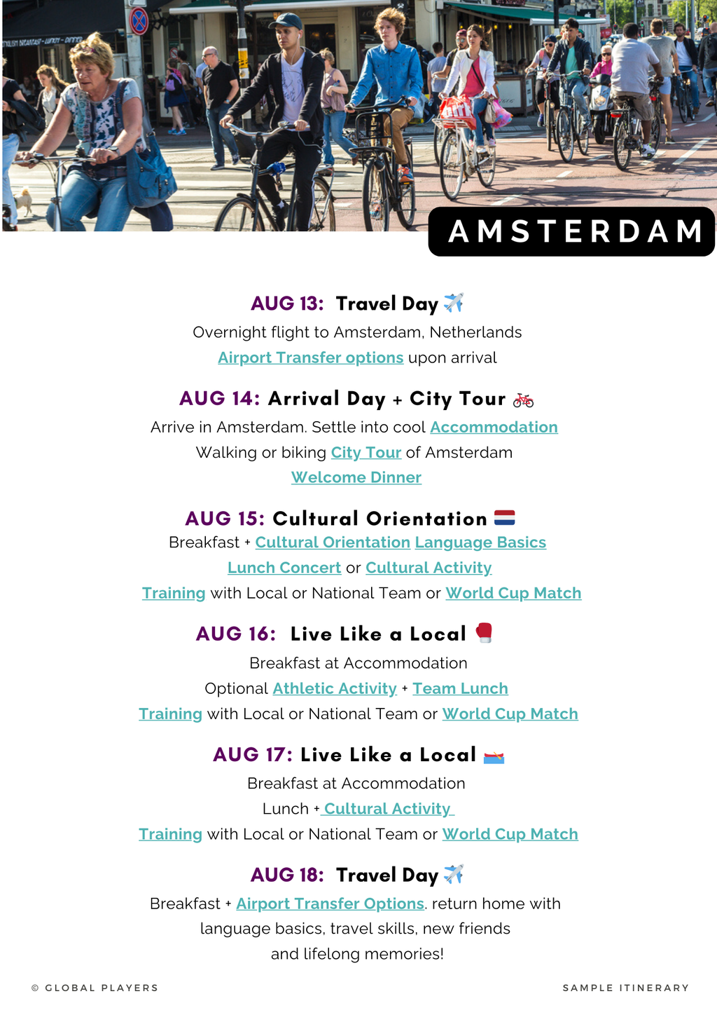 Field Hockey in AMSTERDAM — Training + World Cup